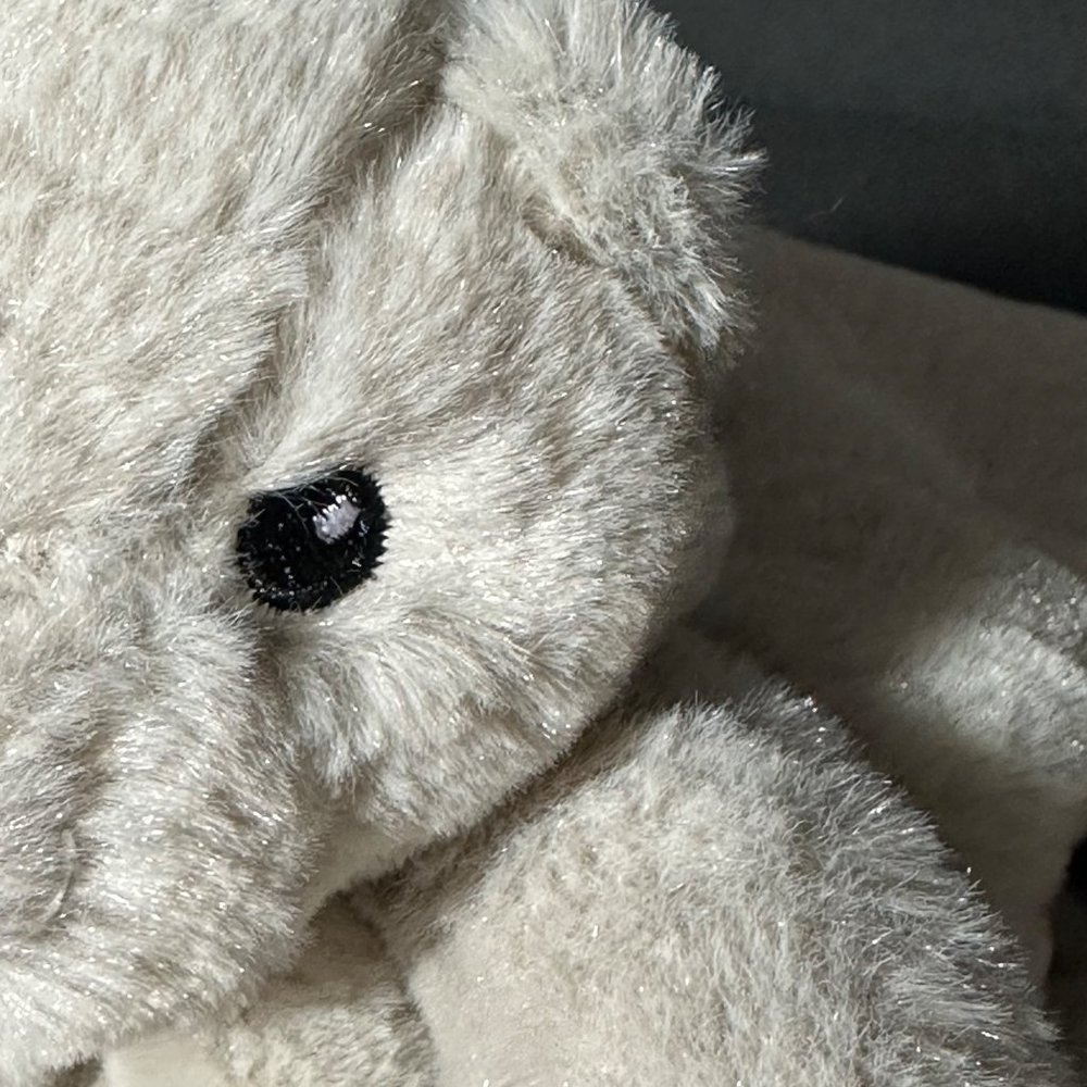 Okie Dokie Beige Taupe Teddy Bear Lovey Security Blanket Baby Plush Soft Toy - Picture 5 of 10